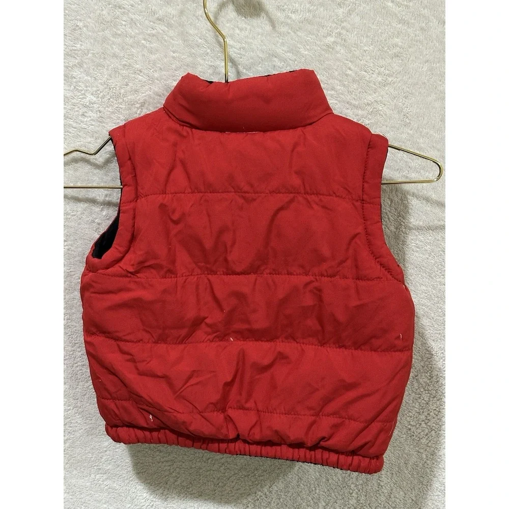 Polo Ralph Lauren Toddler Black Red‎ Puffer Vest Reversible Down Fill Size 2T